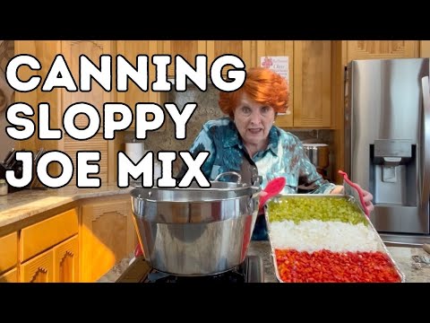 Canning Sloppy Joe Mix