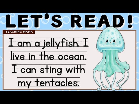 LET'S READ! | ENGLISH PARAGRAPH READING | SIMPLE SENTENCES FOR KIDS | LEARN TO READ |  TEACHING MAMA