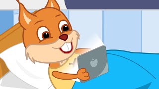 Bridie Squirrel in English - Sleepytime Struggles: Beyond the Bedtime Story Cartoon for Kids