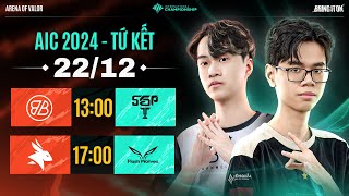 🔴 TRỰC TIẾP: EARENA vs FLASH WOLVES | QUARTER FINALS - AIC 2024 | NGÀY 22/12