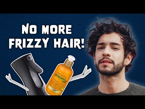 How To Style Men's Wavy Hair | Get Rid of Frizzy Hair!