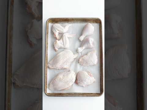 Butcher a Chicken in 1 Minute #shorts