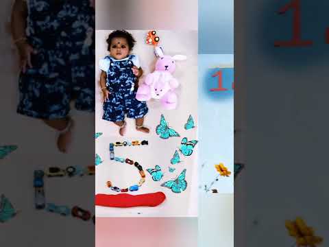 baby photo shoot ideas for monthly birthdays at home/ creative ideas for baby monthly birthdays