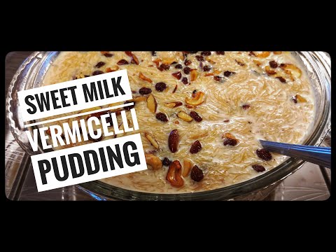 How to Make Sweet Vermicelli Pudding with Milk | Sheer Khurma Recipe | Eid Special Sweet Anees