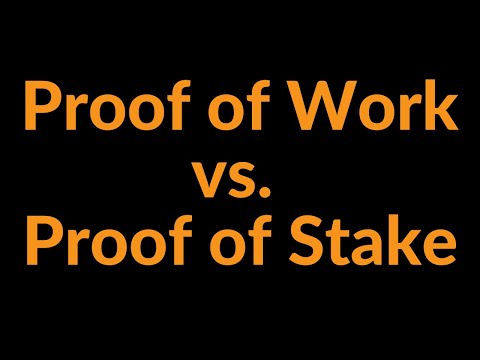 Proof of Work vs. Proof of Stake