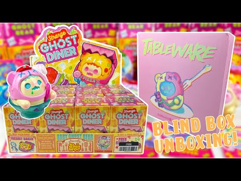 Opening 12 NEW ShinWoo Ghost Diner Blind Boxes! FINDING UNICORN FULL SET BLIND BOX UNBOXING!