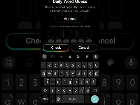 Today 8 Sep Blove DApp Guess Word Trivia Challenge