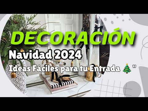 Decoración Navideña Sencilla para la Entrada de tu Casa | #ideasnavideñas