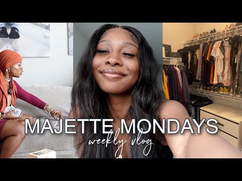 y'all gonna be so proud, reorganizing my closet, tarot reading | MAJETTE MONDAYS