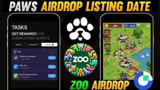 🐾 Paws airdrop listing date ? | Paws airdrop season 2 ? Paws airdrop price and listing update