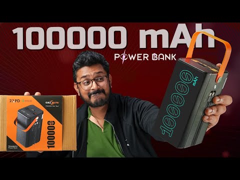 1,00,000 mAh Power Bank ⚡Callmate 100000 mAh 23 W Power Bank Unboxing in ಕನ್ನಡ