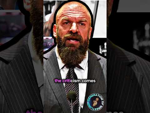 SHOOTING FROM THE HIP : Triple H #wwe #tripleh #wrestling #wrestler #promoter #shorts #short #yt