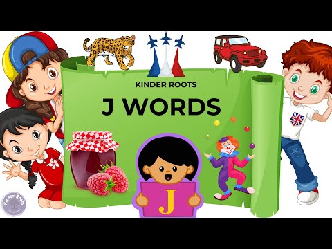 J Words | Words That Starts With J | Discover 'J' Words | A-Z Learning, Kids Learning | Kinder Roots