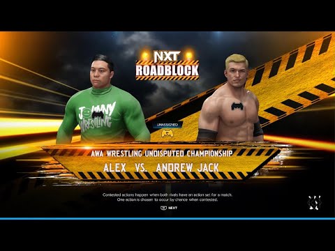 AWA Roadblock 2024: Alex vs Andrew Jack. AWA undisputed championship match