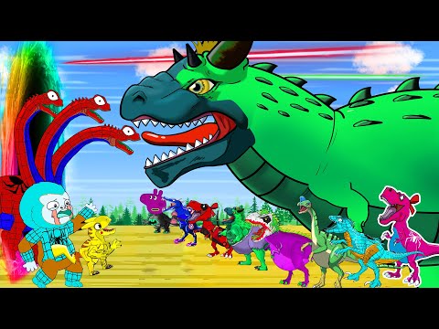 Evolution of Carnotaurus hulk Herrerasaurus GODZILLA Carnivores Triassic King Dead?Cartoon Animation