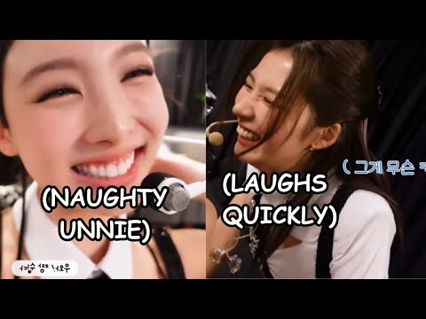 sana laugh immediately when nayeon did this…