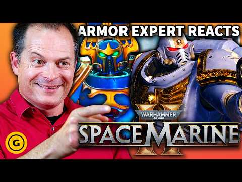 Historian & Armor Expert Reacts to Warhammer 40k Space Marine 2's Weapons & Armor