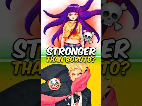 Himawari is STRONGER Than BORUTO 😳? || #shorts #naruto