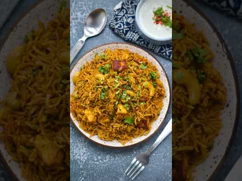 Paneer Pulao 🍛😍 #shorts #pulao #pulaorecipe #asmr #viral