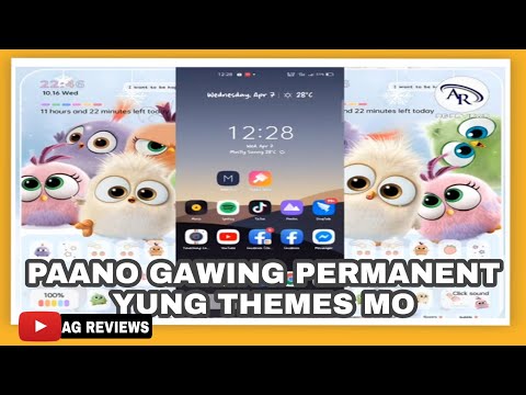 PAANO GAWING PERMANENT YUNG THEME'S MO !? | TUTORIAL | REALME/OPPO