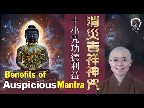 The Auspicious Mantra for Relieving Disasters | Eliminating Obstacles |佛咒十小咒功德利益| 消災吉祥神咒 咒語教學|妙音法師開示