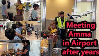 Amma வந்தாச்சு!! Kids Receiving MOM with a prank from Chennai to USA airport ~ Family Traveler VLOG