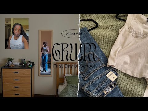 GRWM: first day of school | junior year | chill, aesthetic, pinterest | blvkmuse