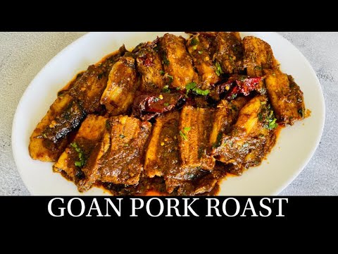 Goan Red Pork Roast Recipe | Goan Pork Roast | Goan Simple Pork Recipe | Goan Recipes- By Natasha