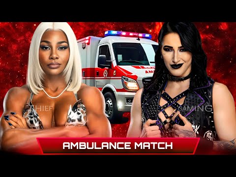 WWE 2K24 • Ambulance Match - Jade Cargill VS Rhea Ripley | WWE