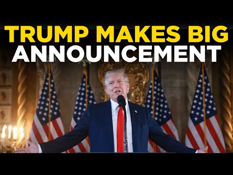 Donald Trump LIVE | Trump's Big Announcement | Trump Message To Putin, Israel | Trump Speech LIVE