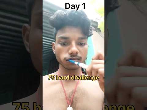 75 HARD Challenge:   my fast day 1 🤳🤦‍♂️ #youtubeshorts #viralvideo #shortsfeed  #ytshorts  #shorts