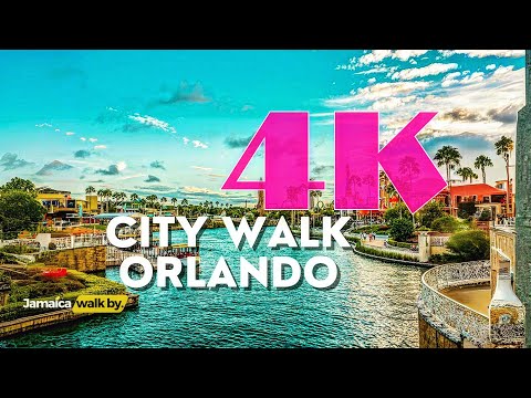 ✔️JAMAICA WALK BY | What Is City Walk At Universal Orlando Resort? | Full Walking Tour 2024 4k