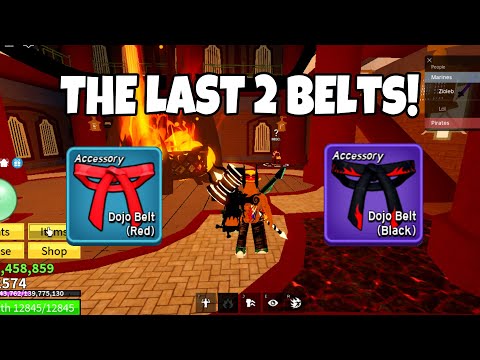 How to Get The Last 2 Belts "RED and Black Belt" - Blox Fruits Dragon Update