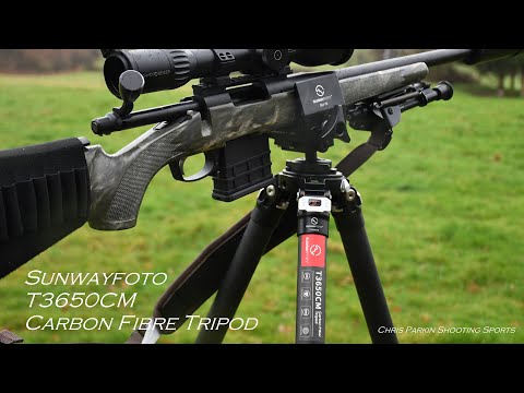 Sunwayfoto T3650CM Carbon Fibre Tripod for Rifle Shooting long range, REVIEW