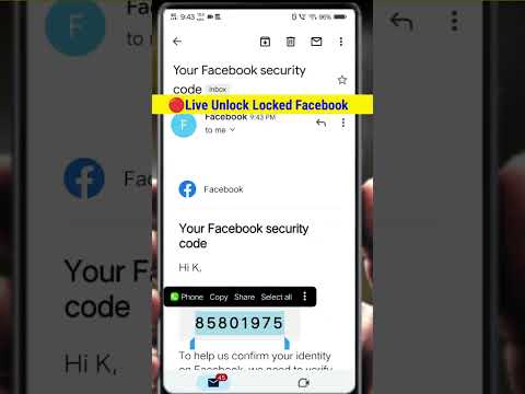 How to unlock locked facebook 2023 || Facebook account locked how to unlock without ID card #Shorts