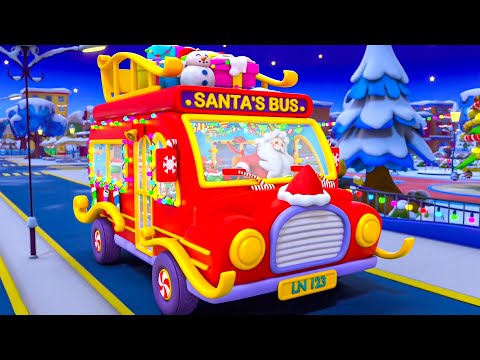 Christmas Wheels on the Bus + More Xmas Rhymes & Kids Songs