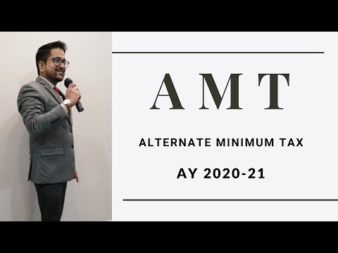 Alternate Minimum Tax (AMT) | Income Tax AY 2020-21