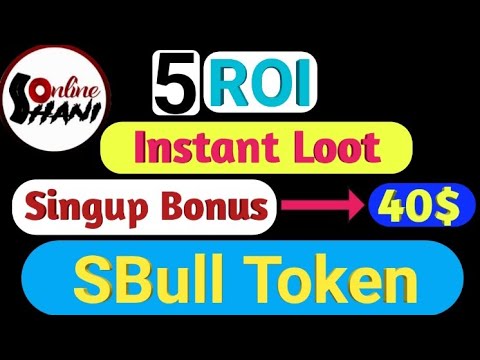 5Roi global instant loot 40$🤑||sbull token|| ||how to create account|| roi token payment proof