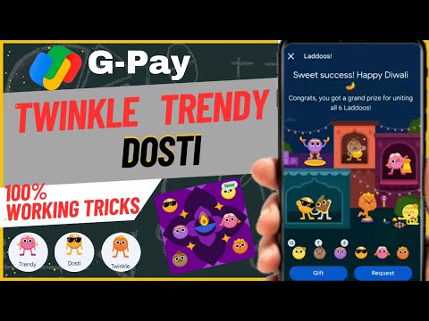 how to get twinkle trendy dosti laddoo working tricks | gpay laddoo offer complete tricks |