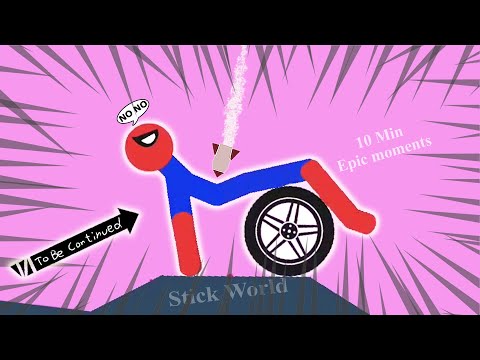 10 Min Best falls | Stickman Dismounting funny and epic moments | Like a boss compilation #660