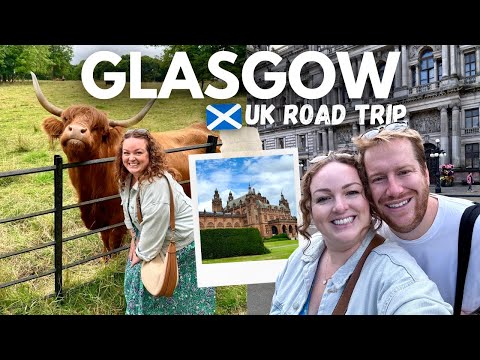 GLASGOW VLOG! 🐮 Highland Cows, Museums, BEST Cocktails & Scotland History 🏴󠁧󠁢󠁳󠁣󠁴󠁿 UK Road Trip 6 🇬🇧