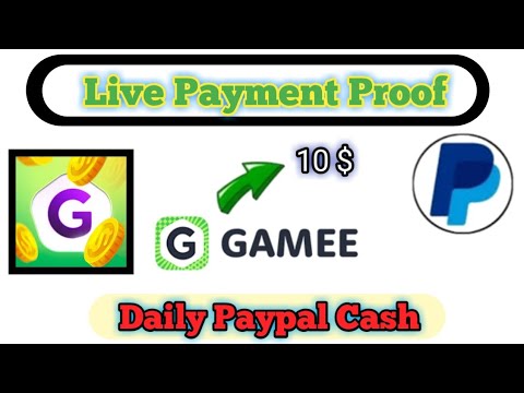 Live Payment Proof of Gamee app || Self Earning ||10 $ to Paypal Account