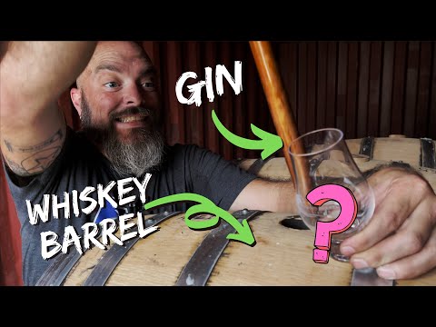 what happens to GIN in a WHISKEY BARREL???