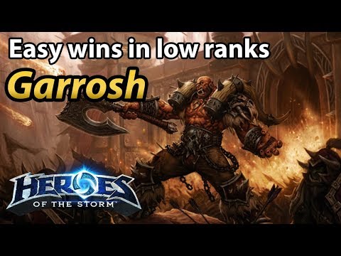 The brawler Garrosh build I recommend for high win rates in low ranks.