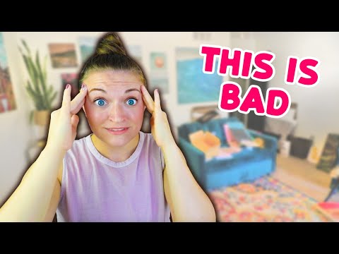 I Organized my Disgustingly Messy Art Studio in 3 Days *it was bad*