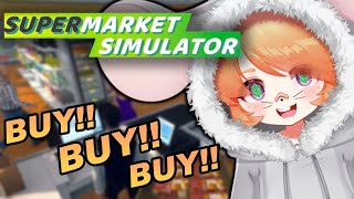 【Supermarket Simulator】back to being a wagie :C