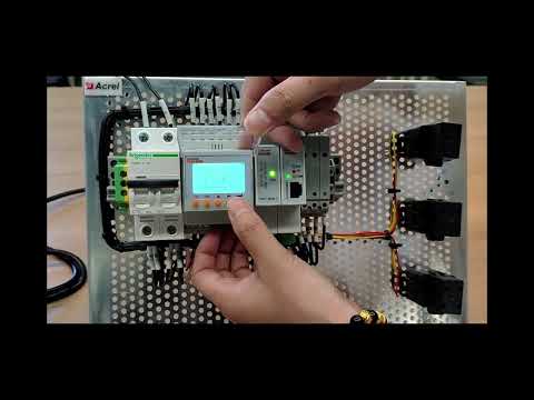 Acrel Electric | Debugging Video of ACR10R Three Phase PV/Solar Inverter Energy Meter