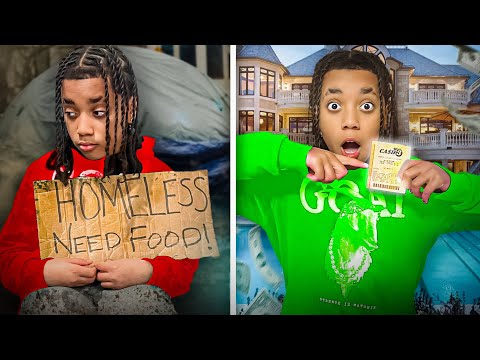 Homeless Boy Finds A Winning Lottery Ticket!