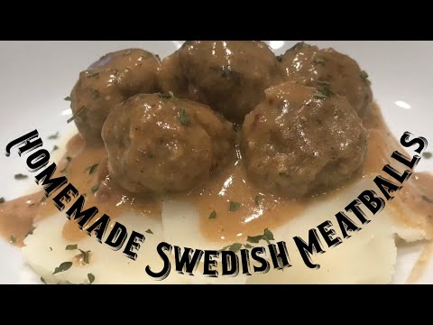 Homemade Swedish Meatballs