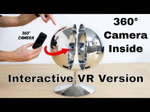 360° Camera Inside a Spherical Mirror (Interactive Version)